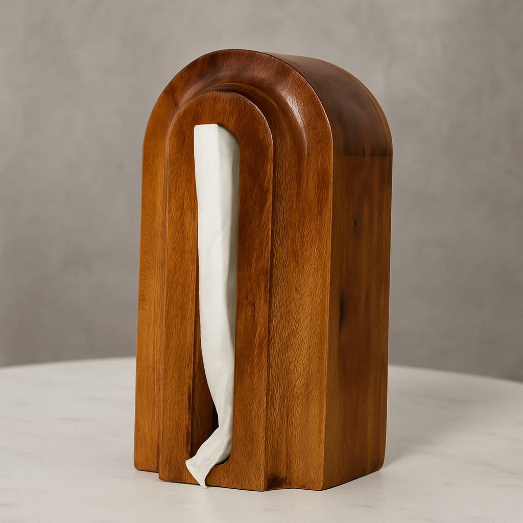 Wooden Tissue Paper Dispenser