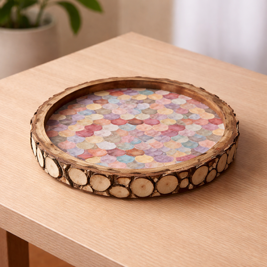 Heritage Meenakari Tray