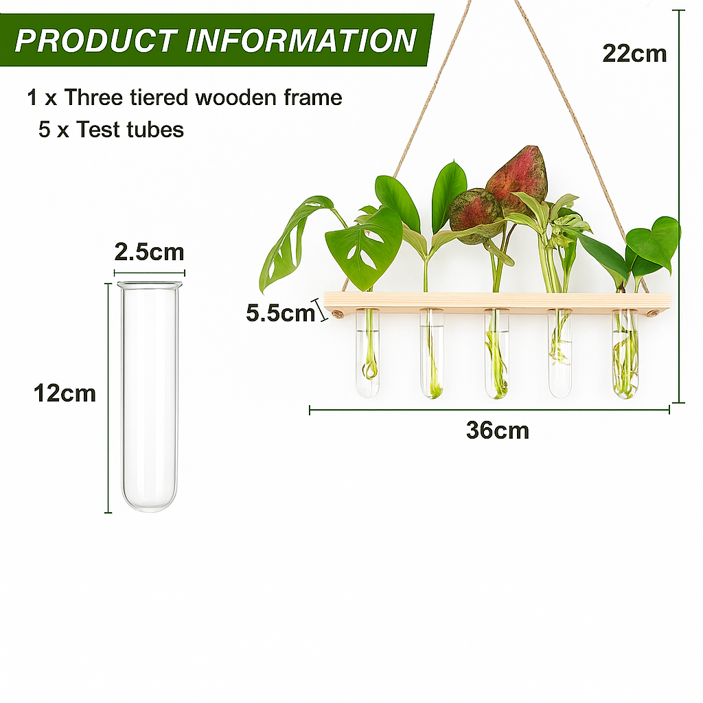 Wall Hanging Wooden Planter