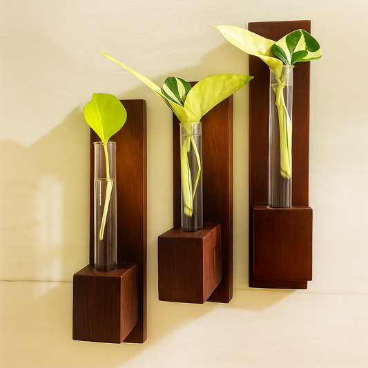 EcoVibe Wooden Planters (Set of 3)