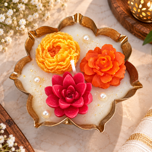 Urli Candle for Diwali - Single Design - TIMBER4