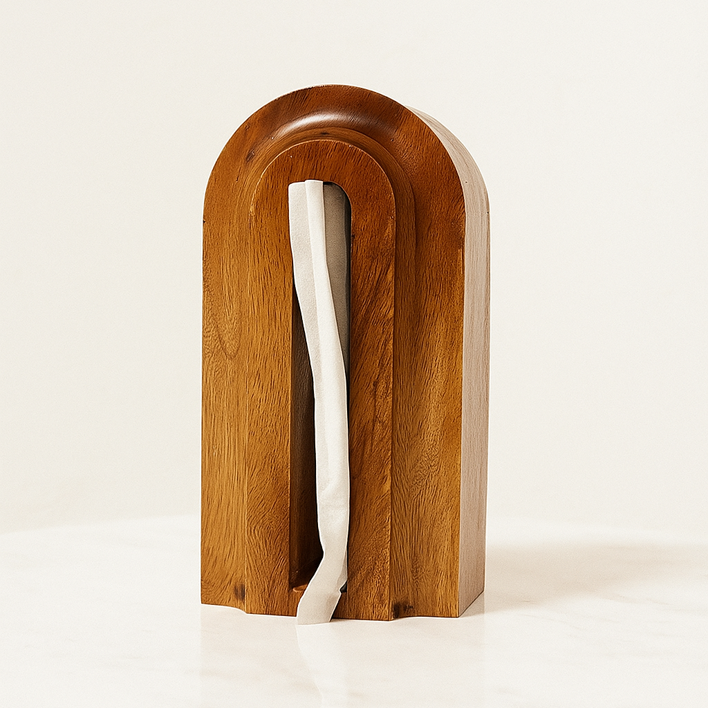 Wooden Tissue Paper Dispenser – Timber Trunk