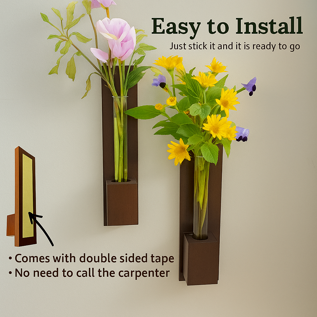 EcoVibe Wooden Planters (Set of 3)